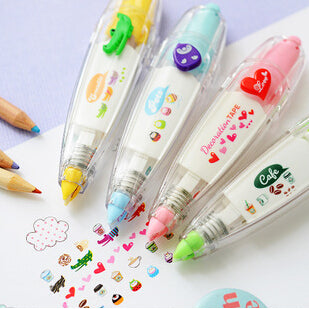 Korea Stationery Cute Novelty Decorative Correction Tape Correction Fluid School & Office Supply