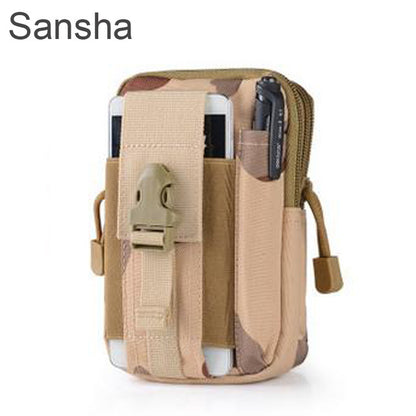 Tactical Military Molle Pouch Belt Waist Bags Pocket Fanny Pack bag for Iphone 6 7 6s 5s Plus 8 Huawei LG Samsung S7 Phone Cases