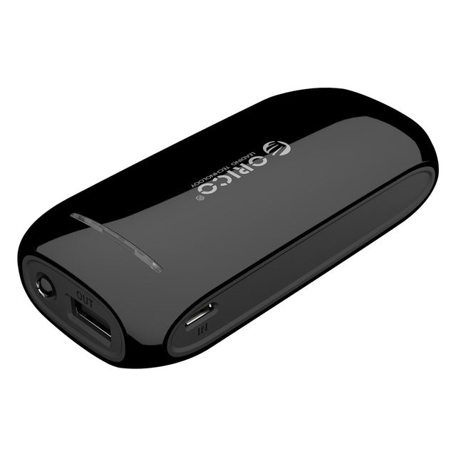 ORICO 4000mAh Power Bank 5V1A Charging for Smart Phones with 30cm Micro USB Cable Portable to Carry Black ABS