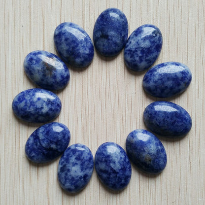 Free shipping 20pcs/lot Wholesale 18x25mm 2017 hot sell natural stone mixed Oval CAB CABOCHON teardrop beads for jewelry making