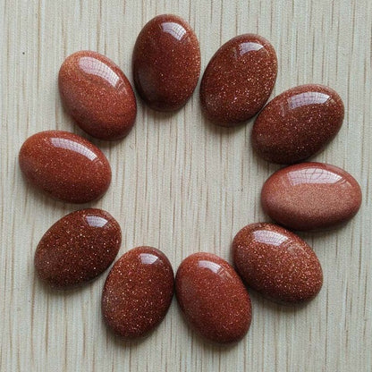 Free shipping 20pcs/lot Wholesale 18x25mm 2017 hot sell natural stone mixed Oval CAB CABOCHON teardrop beads for jewelry making