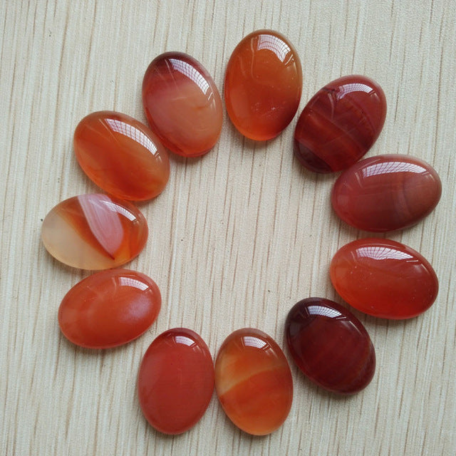 Free shipping 20pcs/lot Wholesale 18x25mm 2017 hot sell natural stone mixed Oval CAB CABOCHON teardrop beads for jewelry making