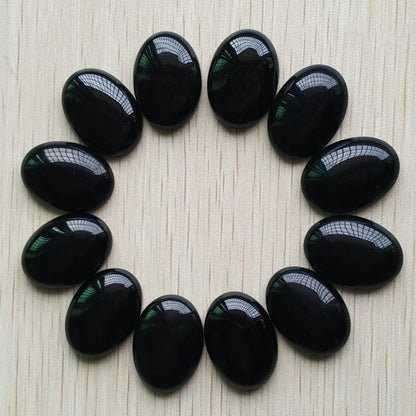 Free shipping 20pcs/lot Wholesale 18x25mm 2017 hot sell natural stone mixed Oval CAB CABOCHON teardrop beads for jewelry making