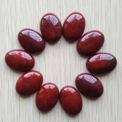 Free shipping 20pcs/lot Wholesale 18x25mm 2017 hot sell natural stone mixed Oval CAB CABOCHON teardrop beads for jewelry making