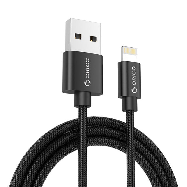 ORICO USB Cable for iPhone 8 7 6 6s SE 5s Data Sync USB Cable for iPad mini/air/pro for iPhone charger for iPhone X Cable