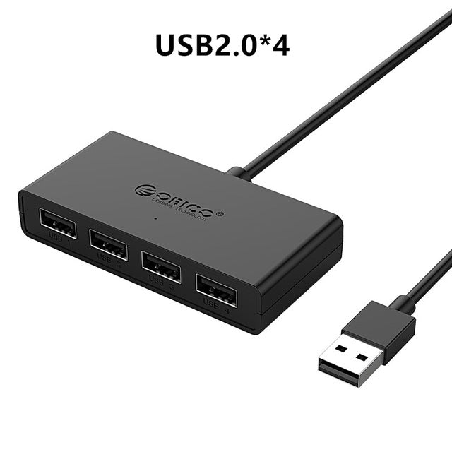 ORICO High Speed USB3.0 Hub with AUX MIC USB Micro Port HUB Charging Hub USB Splitter for Apple Macbook Air Laptop PC Tablet