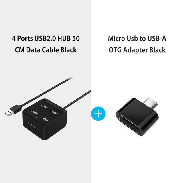 ORICO High Speed 4 Port USB 2.0 Hub USB Port USB HUB Portable HUB USB Splitter for Apple Macbook Air Laptop PC Tablet