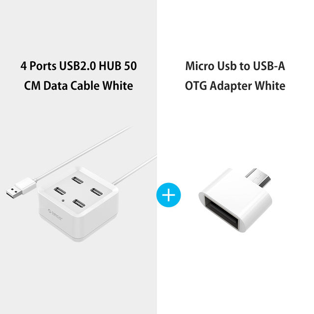 ORICO High Speed 4 Port USB 2.0 Hub USB Port USB HUB Portable HUB USB Splitter for Apple Macbook Air Laptop PC Tablet