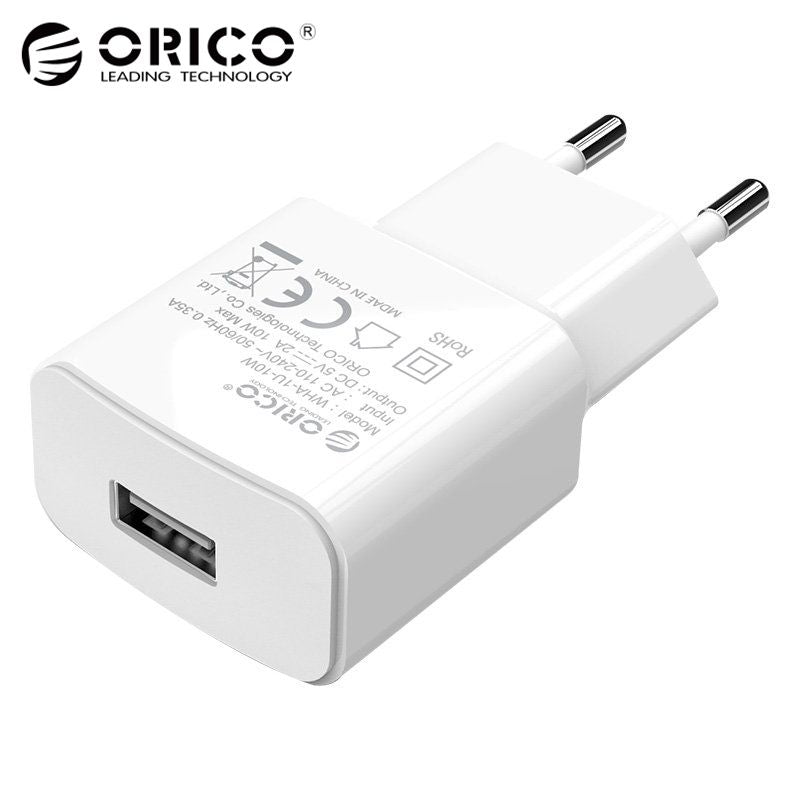 ORICO Universal USB Charger 5W 10W Travel Wall Charger Adapter Smart Mobile Phone Charger for iPhone Samsung Xiaomi iPad Tablets