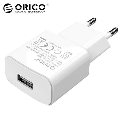 ORICO Universal USB Charger 5W 10W Travel Wall Charger Adapter Smart Mobile Phone Charger for iPhone Samsung Xiaomi iPad Tablets