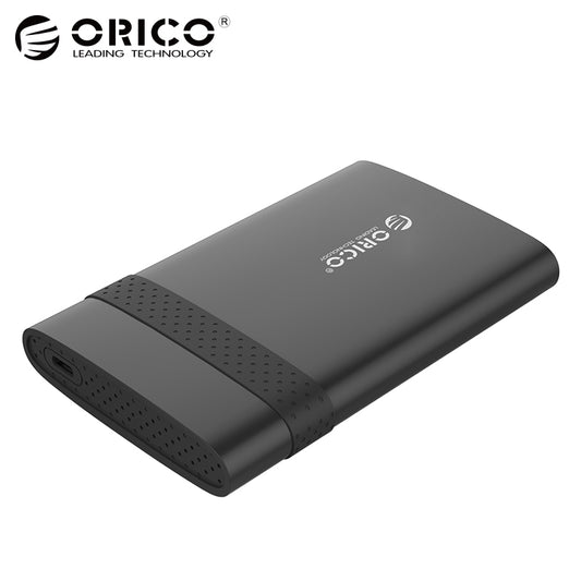 Orico Highly speed double insert TYPE-C HDD Enclosure 2.5 External SATA 3/2/1 hard drive disk case