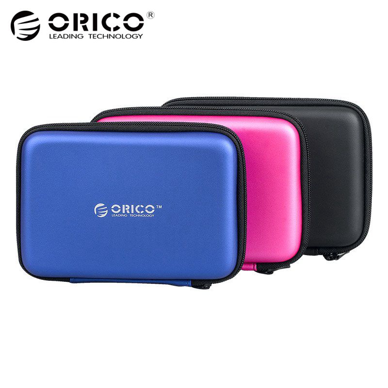 ORICO Earphone Bag 2.5 Inch Protection Case for External Portable HDD Box Case USB Charger USB Cables Power Banks Earphones More