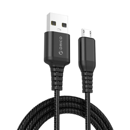 [Wholesale] ORICO  Micro to USB-A Cable 1m 3ft Charging Data  Cord Sync Cable for Android Smart Phone Tablet Black Red