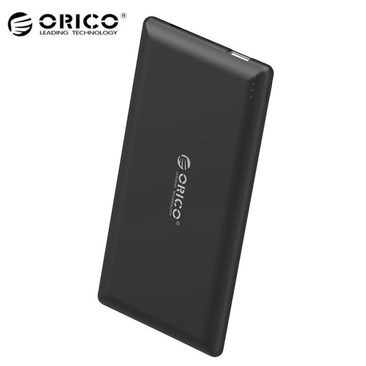 ORICO 8000mAh Power Bank External Battery Portable Mobile Backup Bank Charger USB-A 5V/2A*1 Universal Black